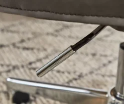 Leighton Gray Memory Foam Bonded Leather Office Chair 23 Leighton Gray Memory Foam Bonded Leather Office Chair -Happy Home Area 810513560 9