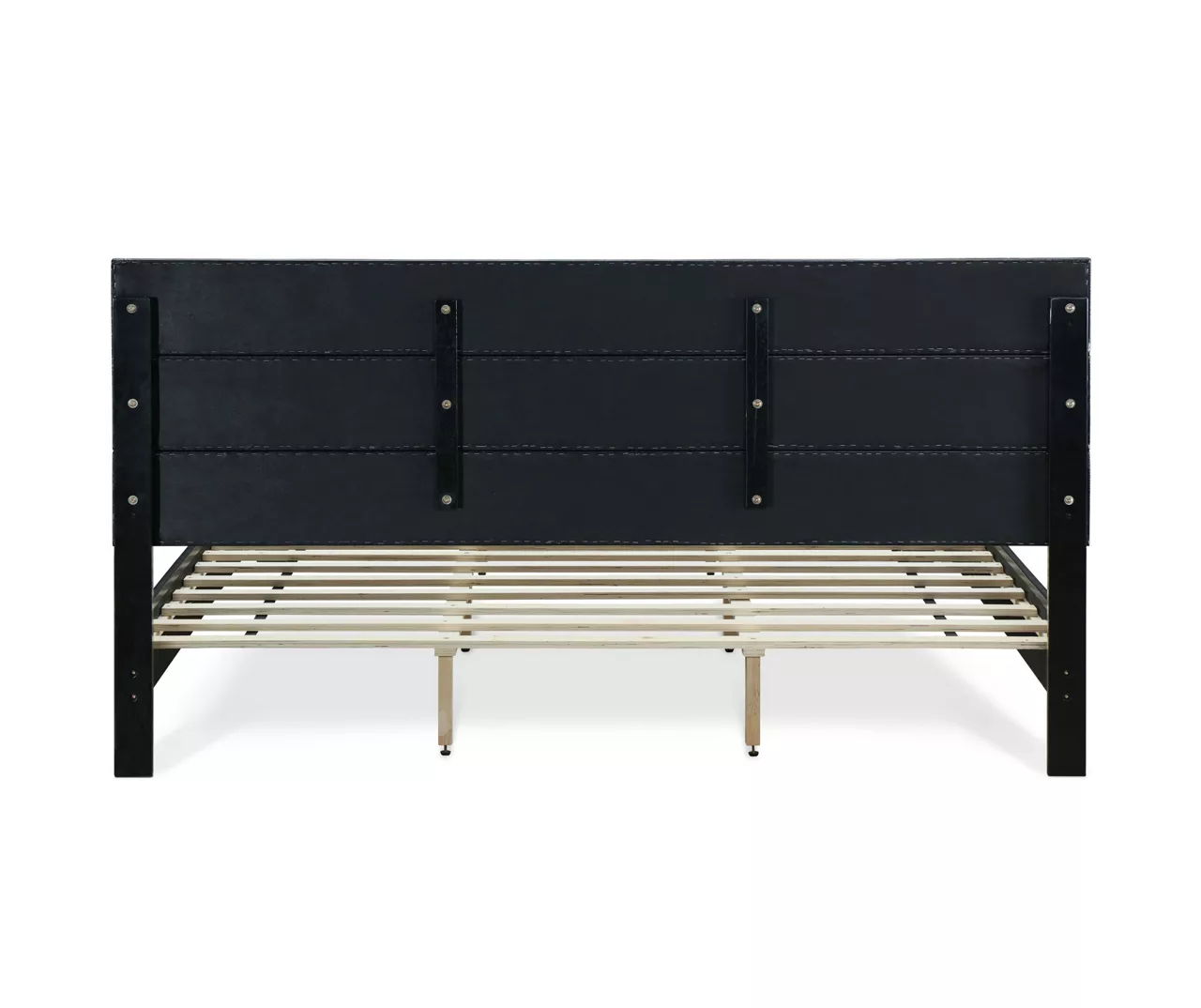 Black Channel Tufted King Upholstered Bed Frame 13 Black Channel Tufted King Upholstered Bed Frame - Image 13