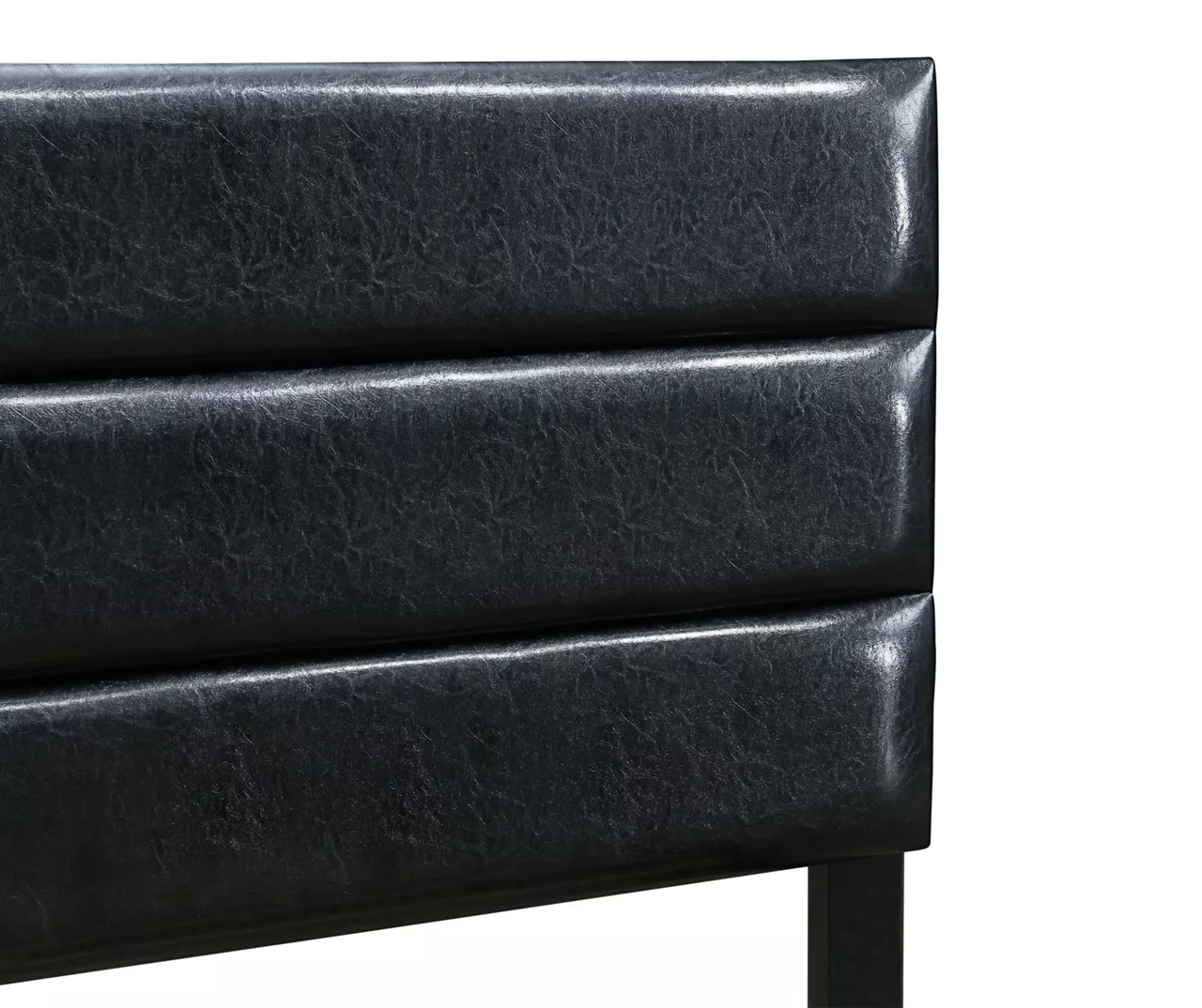 Black Channel Tufted King Upholstered Bed Frame 9 Black Channel Tufted King Upholstered Bed Frame - Image 9