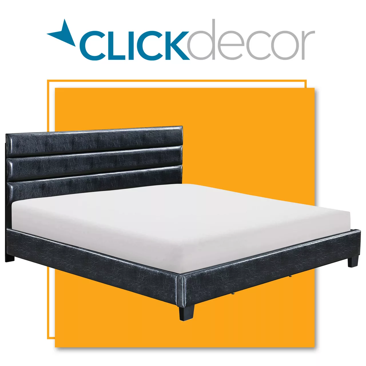 Black Channel Tufted King Upholstered Bed Frame 16 Black Channel Tufted King Upholstered Bed Frame - Image 16