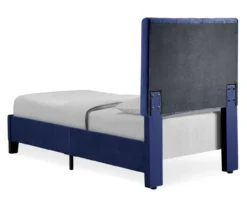 Decatur Navy Twin Upholstered Bed -Happy Home Area 810519977 10
