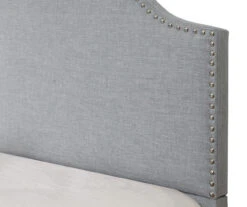 Lombard Light Gray Full Upholstered Bed -Happy Home Area 810519982 5