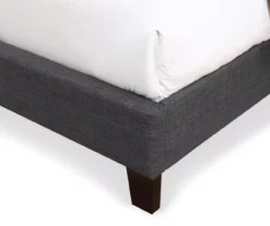 Lombard Charcoal Gray Queen Upholstered Bed -Happy Home Area 810519984 4