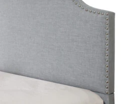 Lombard Light Gray California King Upholstered Bed -Happy Home Area 810519985 3