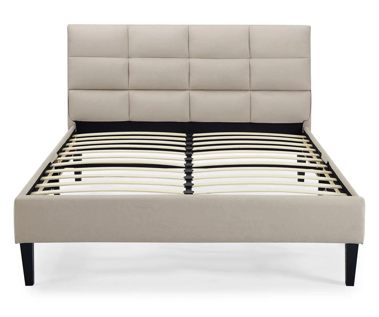 Orson Beige Full Upholstered Bed 2 Orson Beige Full Upholstered Bed - Image 2