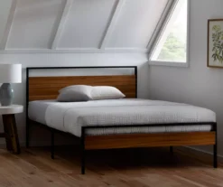 Brookside Metal & Wood Platform Bed -Happy Home Area 810527133 810527134 810527135 810527132 5