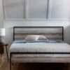 Brookside Metal & Wood Platform Bed