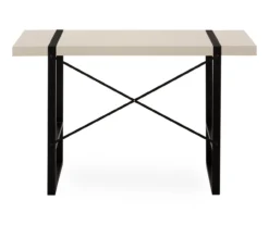 Monarch Paneled Metal Computer Desk -Happy Home Area 810527342 6