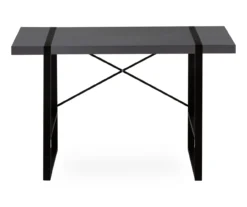 Monarch Paneled Metal Computer Desk -Happy Home Area 810527343 3