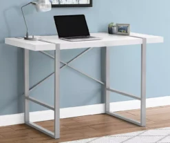 Monarch Paneled Metal Computer Desk -Happy Home Area 810527346 1