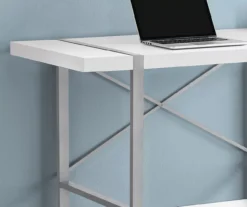 Monarch Paneled Metal Computer Desk -Happy Home Area 810527346 3