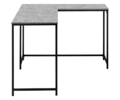 Monarch L-Shaped Metal Corner Desk -Happy Home Area 810527367 5