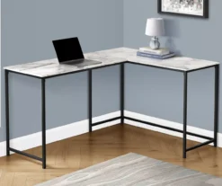 Monarch L-Shaped Metal Corner Desk -Happy Home Area 810527368 1