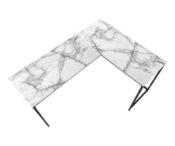 Monarch L-Shaped Metal Corner Desk -Happy Home Area 810527368 4