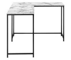 Monarch L-Shaped Metal Corner Desk -Happy Home Area 810527368 5