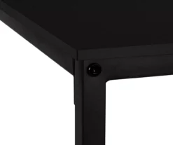 Black Metal L-Shaped Corner Desk -Happy Home Area 810527369 7