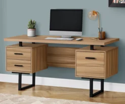 60" 3-Drawer Computer Desk 10 60" 3-Drawer Computer Desk -Happy Home Area 810533366 1 1