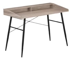 2-Cubby Computer Desk With Hutch -Happy Home Area 810533451 2