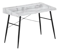 2-Cubby Computer Desk With Hutch -Happy Home Area 810533454 2