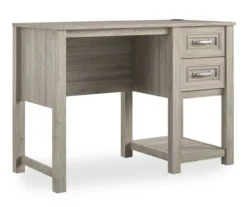 Sierra Ridge Levi Light Walnut Pedestal Desk -Happy Home Area 810538117 4