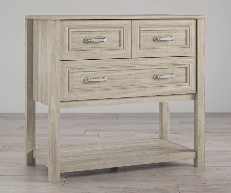 Sierra Ridge Levi Light Walnut 3-Drawer Dresser 2 Sierra Ridge Levi Light Walnut 3-Drawer Dresser - Image 2