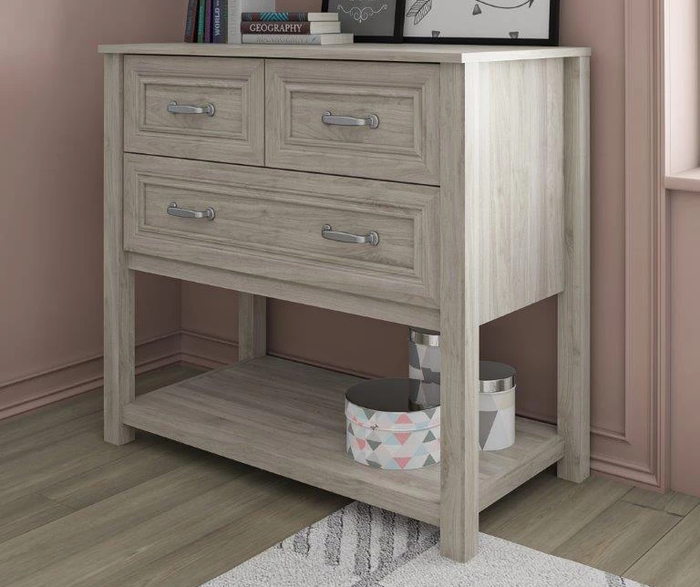 Sierra Ridge Levi Light Walnut 3-Drawer Dresser 3 Sierra Ridge Levi Light Walnut 3-Drawer Dresser - Image 3