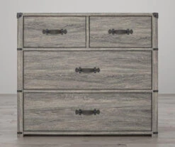 Nova Gray Oak 4-Drawer Storage Dresser -Happy Home Area 810538201 1