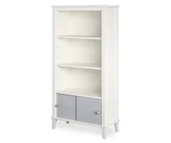 Monarch Hill Poppy Gray & White Bookcase -Happy Home Area 810538207 5
