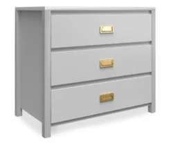 Monarch Hill Haven Dove Gray 3-Drawer Dresser -Happy Home Area 810538227 4