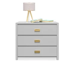 Monarch Hill Haven Dove Gray 3-Drawer Dresser -Happy Home Area 810538227 5
