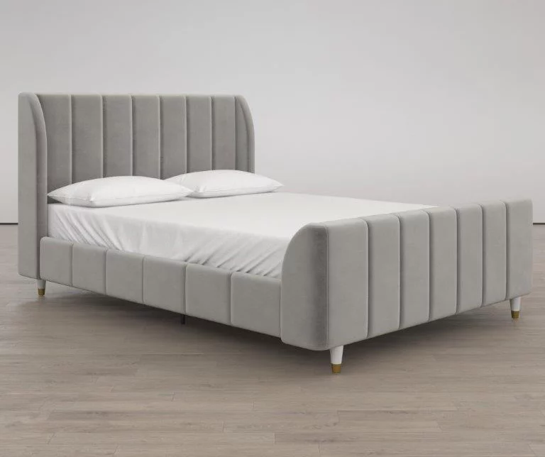 Little Seeds Valentina Velvet Full Bed 3 Little Seeds Valentina Velvet Full Bed - Image 3