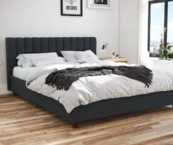 Novogratz Brittany Upholstered Linen Queen Bed -Happy Home Area 810538411 1