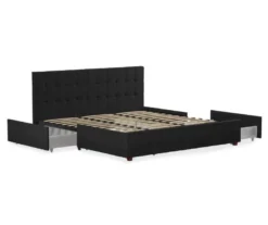 CosmoLiving Elizabeth Velvet Storage Bed -Happy Home Area 810540948 4