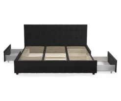 CosmoLiving Elizabeth Velvet Storage Bed -Happy Home Area 810540948 6