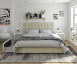 CosmoLiving Elizabeth Velvet Storage Bed -Happy Home Area 810540949 1