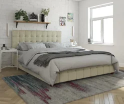 CosmoLiving Elizabeth Velvet Storage Bed -Happy Home Area 810540949 3