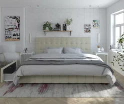 CosmoLiving Elizabeth Velvet Storage Bed -Happy Home Area 810540950 1