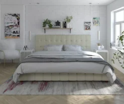 CosmoLiving Elizabeth Velvet Storage Bed -Happy Home Area 810540950 2