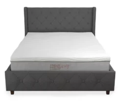 CosmoLiving Mercer Wingback Linen Bed -Happy Home Area 810541029 4