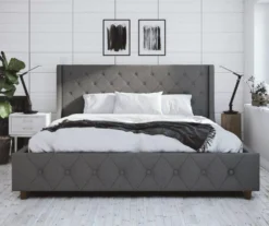 CosmoLiving Mercer Wingback Linen Bed -Happy Home Area 810541030 2