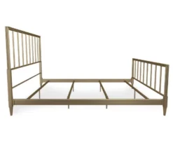 CosmoLiving Blair Brass Metal King Bed -Happy Home Area 810541048 6