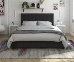 CosmoLiving Elizabeth Velvet Storage Bed -Happy Home Area 810541061 2