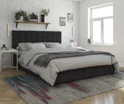 CosmoLiving Elizabeth Velvet Storage Bed -Happy Home Area 810541061 3