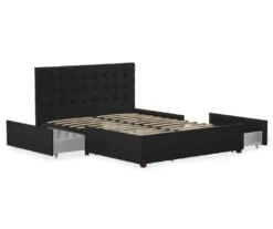 CosmoLiving Elizabeth Velvet Storage Bed -Happy Home Area 810541061 4
