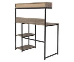 Daylicrew 2-Shelf Home Office Desk & Hutch -Happy Home Area 810542286 2