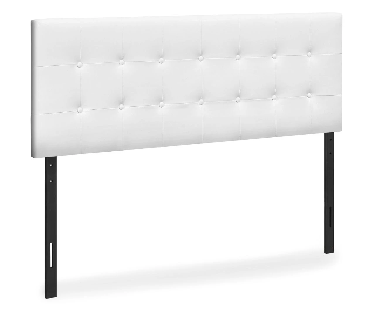Monarch Faux Leather Button Tufted Headboard 16 Monarch Faux Leather Button Tufted Headboard - Image 16