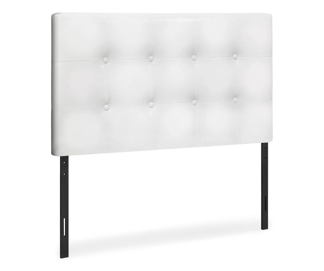 Monarch Faux Leather Button Tufted Headboard 10 Monarch Faux Leather Button Tufted Headboard - Image 10