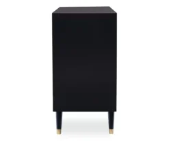 Urban Fresh Black & Gold 6-Drawer Textured Geometric Dresser -Happy Home Area 810543103 4