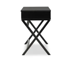 Kari Black Lift-Top Campaign Desk -Happy Home Area 810543173 4