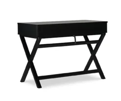 Kari Black Lift-Top Campaign Desk -Happy Home Area 810543173 5